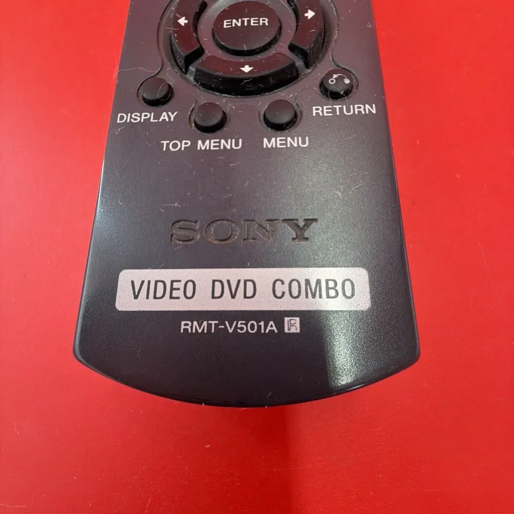 Genuine Sony RMT-V501A For SLV-D300P DVD VCR Combo Player Remote OEM Tested
